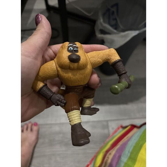 Kung Fu Panda MASTER MONKEY McDonald's Happy Meal Toy 2008 Twirling Stick - Picture 4 of 4